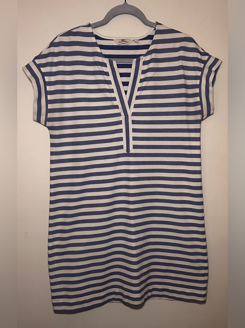 Vineyard Vines Blue White Striped Nautical Shift‎ Dress
